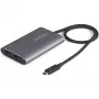 StarTech.com Thunderbolt uz divu DisplayPort adapteri DP 1.4, divi 4K 60 Hz vai viens 8K/5K Thunderbolt uz DP pārveidotājs, 2x DisplayPort monitors video displeja adapteris — Mac un Windows