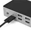 StarTech.com USB-C & USB-A dokstacija - hibrīda universāla trīskāršā monitora klēpjdatoru dokstacija ar DisplayPort un HDMI 4K 60Hz - 85W jaudas piegāde, 6x USB centrs, GbE, audio - USB 3.1 Gen 2 10Gbps - TAA