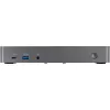 StarTech.com USB-C & USB-A dokstacija - hibrīda universāla trīskāršā monitora klēpjdatoru dokstacija ar DisplayPort un HDMI 4K 60Hz - 85W jaudas piegāde, 6x USB centrs, GbE, audio - USB 3.1 Gen 2 10Gbps - TAA