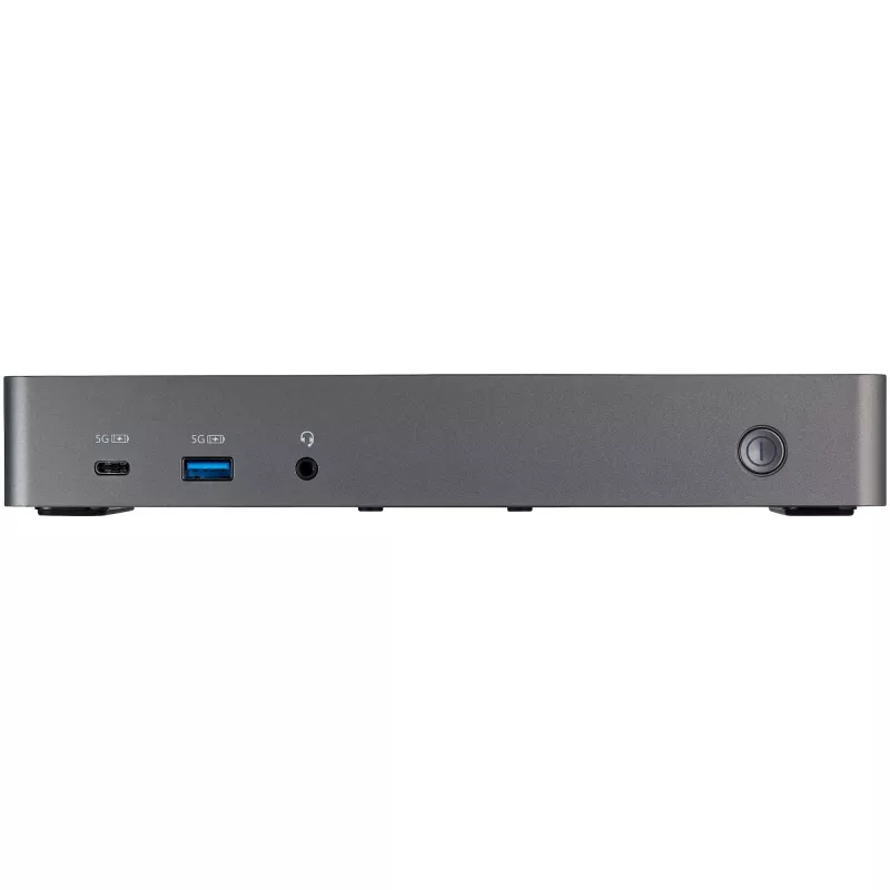 StarTech.com USB-C & USB-A dokstacija - hibrīda universāla trīskāršā monitora klēpjdatoru dokstacija ar DisplayPort un HDMI 4K 60Hz - 85W jaudas piegāde, 6x USB centrs, GbE, audio - USB 3.1 Gen 2 10Gbps - TAA