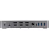 StarTech.com USB-C & USB-A dokstacija - hibrīda universāla trīskāršā monitora klēpjdatoru dokstacija ar DisplayPort un HDMI 4K 60Hz - 85W jaudas piegāde, 6x USB centrs, GbE, audio - USB 3.1 Gen 2 10Gbps - TAA