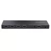 StarTech.com 4 portu HDMI sadalītājs, 4K 60Hz HDMI 2.0 video, 4K HDMI sadalītājs ar iebūvētu mērogotāju, HDMI sadalītājs 1 ieeja 4 izejas, 3,5 mm/optiskā audio pieslēgvieta, HDMI displeja/izejas sadalītājs