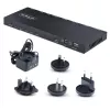 StarTech.com 4 portu HDMI sadalītājs, 4K 60Hz HDMI 2.0 video, 4K HDMI sadalītājs ar iebūvētu mērogotāju, HDMI sadalītājs 1 ieeja 4 izejas, 3,5 mm/optiskā audio pieslēgvieta, HDMI displeja/izejas sadalītājs