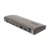 StarTech.com Thunderbolt 4 dokstacija, 96 W strāvas padeve, viens 8K/divi monitori 4K 60 Hz, 3x TB4/USB4 porti, 4x USB-A, SD, GbE, Thunderbolt 4 dokstacija operētājsistēmai Windows vai TB3 MacBook, 0,8 m kabelis