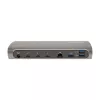 StarTech.com Thunderbolt 4 dokstacija, 96 W strāvas padeve, viens 8K/divi monitori 4K 60 Hz, 3x TB4/USB4 porti, 4x USB-A, SD, GbE, Thunderbolt 4 dokstacija operētājsistēmai Windows vai TB3 MacBook, 0,8 m kabelis