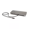 StarTech.com Thunderbolt 4 dokstacija, 96 W strāvas padeve, viens 8K/divi monitori 4K 60 Hz, 3x TB4/USB4 porti, 4x USB-A, SD, GbE, Thunderbolt 4 dokstacija operētājsistēmai Windows vai TB3 MacBook, 0,8 m kabelis