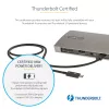 StarTech.com Thunderbolt 4 dokstacija, 96 W strāvas padeve, viens 8K/divi monitori 4K 60 Hz, 3x TB4/USB4 porti, 4x USB-A, SD, GbE, Thunderbolt 4 dokstacija operētājsistēmai Windows vai TB3 MacBook, 0,8 m kabelis