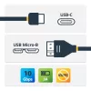StarTech.com USB-C uz Micro-B kabelis - V/V - 0,5 m - USB 3.1 (10 Gbps)