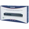 Intellinet 24 portu tīkla komutators, 24 porti (RJ45), statnes montāža, Gigabit, 4 SFP, Ethernet Web-Smart, 10/100/1000 Mbit