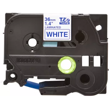 Lentu lente Brother TZe263 36mm zila uz balta