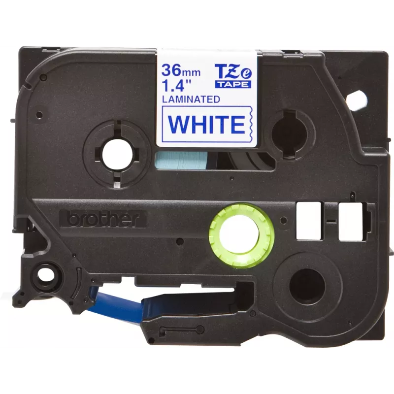 Lentu lente Brother TZe263 36mm zila uz balta