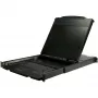 StarTech.com Divu sliežu plauktā montējama KVM konsole HD 1080p - Viena pieslēgvieta DVI/VGA KVM ar 17 inch LCD monitoru serveru plauktam - Pilnvērtīgs 1U LCD KVM atvilktnis ar kabeļiem - USB atbalsts - 44230 MTBF