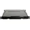 StarTech.com Divu sliežu plauktā montējama KVM konsole HD 1080p - Viena pieslēgvieta DVI/VGA KVM ar 17 inch LCD monitoru serveru plauktam - Pilnvērtīgs 1U LCD KVM atvilktnis ar kabeļiem - USB atbalsts - 44230 MTBF
