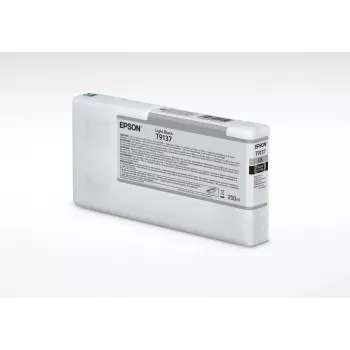 Epson T9137 Light Melns tintes kasetne (200 ml), standarta ietilpība, gaiši melna, pigmenta tinte, 200 ml, 1 gab.