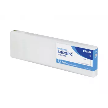 Epson SJIC26P(C): Tintes kasetne ColorWorks C7500 (ciāna)