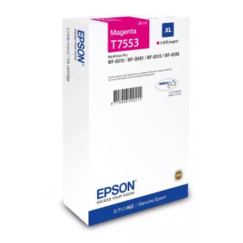Tintes kasetne Epson WF-8XXX Series XL fuksīna (oriģināla, liela XL ietilpība)