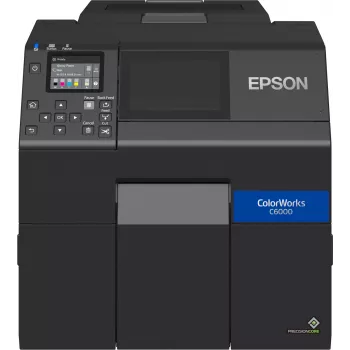 Epson ColorWorks CW-C6000Ae etiķešu printeris, tintes druka, krāsaina, 1200 x 1200 DPI, 85 mm/sek., vadu Ethernet LAN