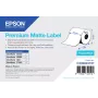 Epson Premium Matte Label - Continuous Roll: 105mm x 35m, Balts, Pašlīmējoša printera etiķete, Nepārtraukta etiķete, Akrila, Pastāvīga, Matēta