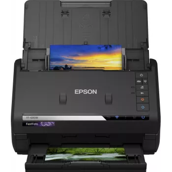 Epson FastFoto FF-680W lokšņu padeves skeneris 600 x 600 DPI A4 melns