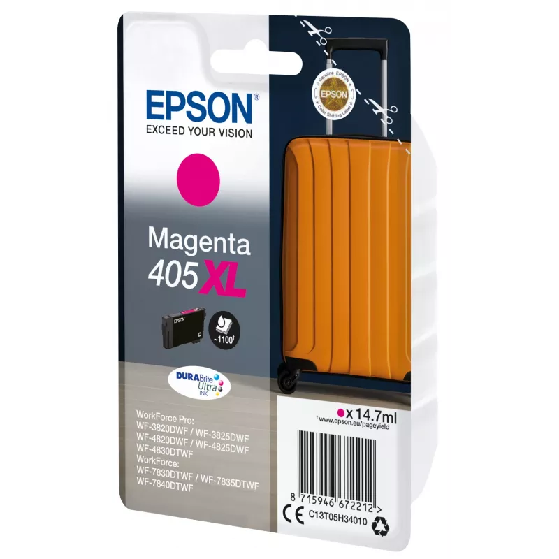 Epson 405XL tintes kasetne 1 gab. Oriģināla Augsta (XL) Ietilpība Fuksīna
