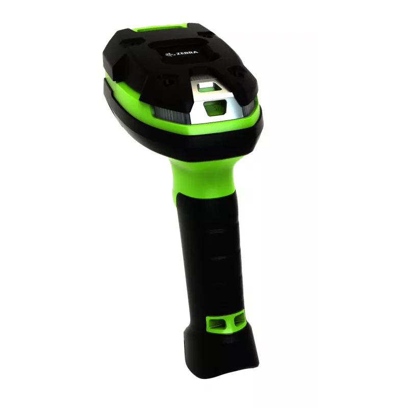 Zebra LI3608-ER rokas svītrkodu lasītājs 1D Melns, Zaļš