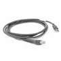 Zebra CBA-U21-S07ZBR seriālais kabelis Melns 2,1 m USB EAS
