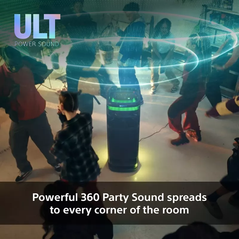Skaļrunis Sony SRS-ULT1000 ULT TOWER 10 — 139 W, Bluetooth, pārnēsājams, melns