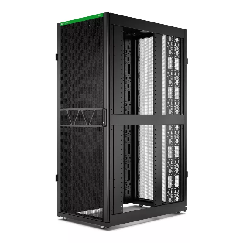 APC Netshelter SX Gen2 AR3350B2 - 42U, 1991 x 750 x 1200 mm, ar sānu paneļiem, melns
