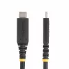 StarTech.com 50cm (1.6ft) USB4 kabelis, USB-IF sertificēts USB-C kabelis, 40Gbps, 240W strāvas padeve PD 3.1 EPR, 8K 60Hz, USB Type-C datu pārraides kabelis/vads, saderīgs ar Thunderbolt/USB 3.2 pieslēgvietām
