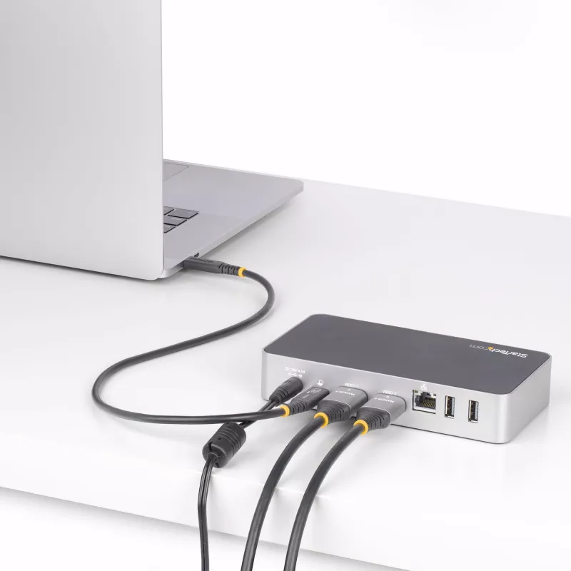 StarTech.com 50cm (1.6ft) USB4 kabelis, USB-IF sertificēts USB-C kabelis, 40Gbps, 240W strāvas padeve PD 3.1 EPR, 8K 60Hz, USB Type-C datu pārraides kabelis/vads, saderīgs ar Thunderbolt/USB 3.2 pieslēgvietām
