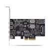 StarTech.com 5 portu USB PCIe karte, USB 3.2 10 Gb/s, PCI Express karte ar 4x USB-C portiem, 1x USB-A iekšējo portu, USB PCIe kontrollera karte, Windows/macOS/Linux