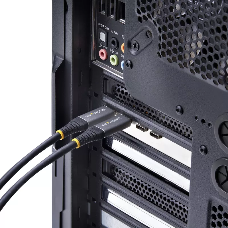 StarTech.com 5 portu USB PCIe karte, USB 3.2 10 Gb/s, PCI Express karte ar 4x USB-C portiem, 1x USB-A iekšējo portu, USB PCIe kontrollera karte, Windows/macOS/Linux