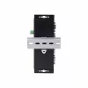 StarTech.com 4 portu seriālais–Ethernet adapteris, IP seriālo ierīču serveris attālām RS232 ierīcēm, montējams pie sienas/DIN sliedes, metāla korpuss, RJ45 LAN–DB9 seriālais pārveidotājs
