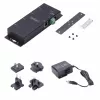 StarTech.com 4 portu seriālais–Ethernet adapteris, IP seriālo ierīču serveris attālām RS232 ierīcēm, montējams pie sienas/DIN sliedes, metāla korpuss, RJ45 LAN–DB9 seriālais pārveidotājs