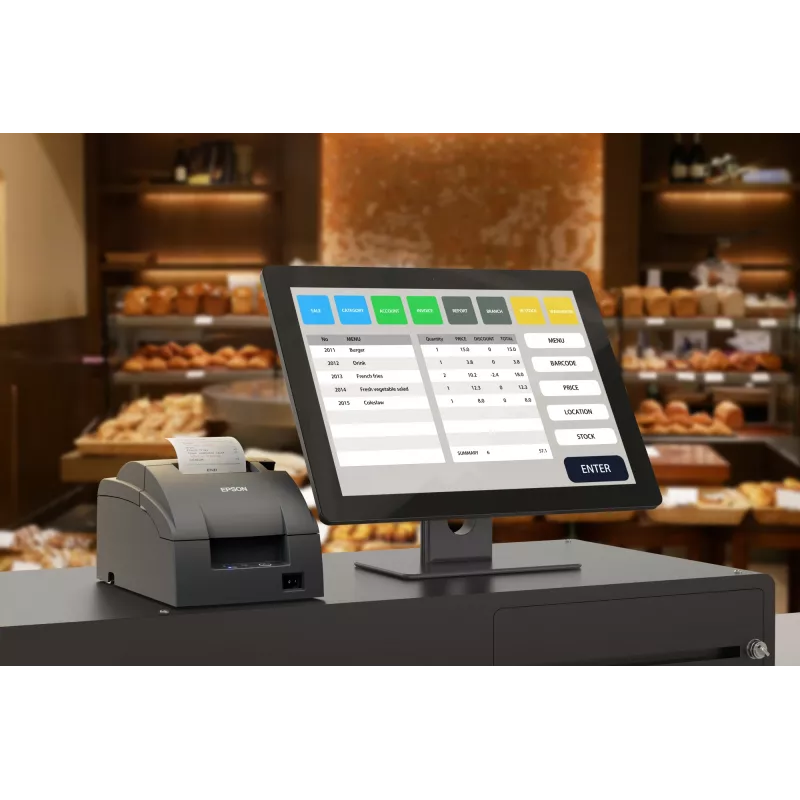 Kvīšu printeris Epson TM-U220IIB Serial PS NE Sensor ECW