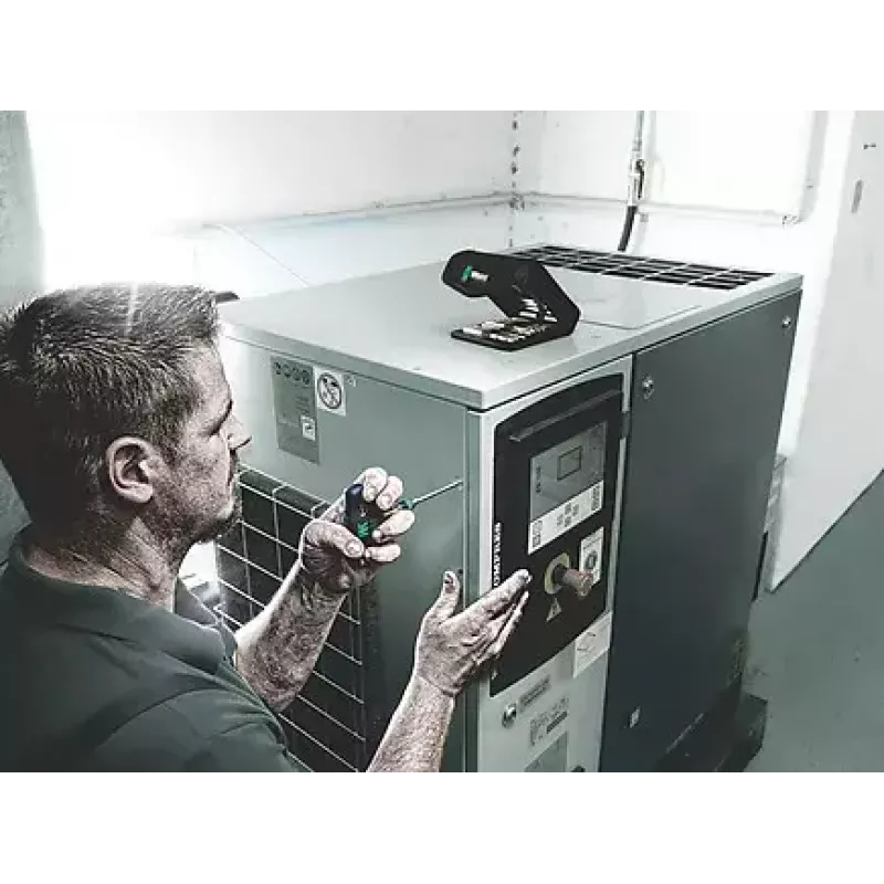 Uzgriežņu atslēga Wera 05023471001 Sprūdrats 17 gab. Melns Zaļš