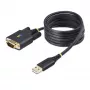 StarTech.com 2 m USB–RS-232 sērijas adaptera kabelis, COM saglabāšana, maināmas skrūves/uzgriežņi, USB-A uz DB9 RS232, FTDI IC, ESD aizsardzība, Windows/macOS/Linux