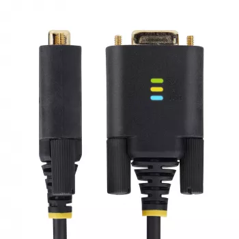 StarTech.com 2 m USB–RS-232 sērijas adaptera kabelis, COM saglabāšana, maināmas skrūves/uzgriežņi, USB-A uz DB9 RS232, FTDI IC, ESD aizsardzība, Windows/macOS/Linux