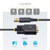 StarTech.com 2 m USB–RS-232 sērijas adaptera kabelis, COM saglabāšana, maināmas skrūves/uzgriežņi, USB-A uz DB9 RS232, FTDI IC, ESD aizsardzība, Windows/macOS/Linux