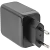 InLine USB PD barošanas bloks, GaN lādētājs, 3 pieslēgvietas, Dual USB-C + USB-A, 65W