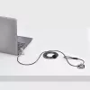 StarTech.com Universālā klēpjdatora kabeļa slēdzene 2 m, sērijveida drošības kabelis piezīmjdatoram, saderīga ar Noble Wedge®/Nano/K-Slot; bezatslēgas kombinētā slēdzene, TAA