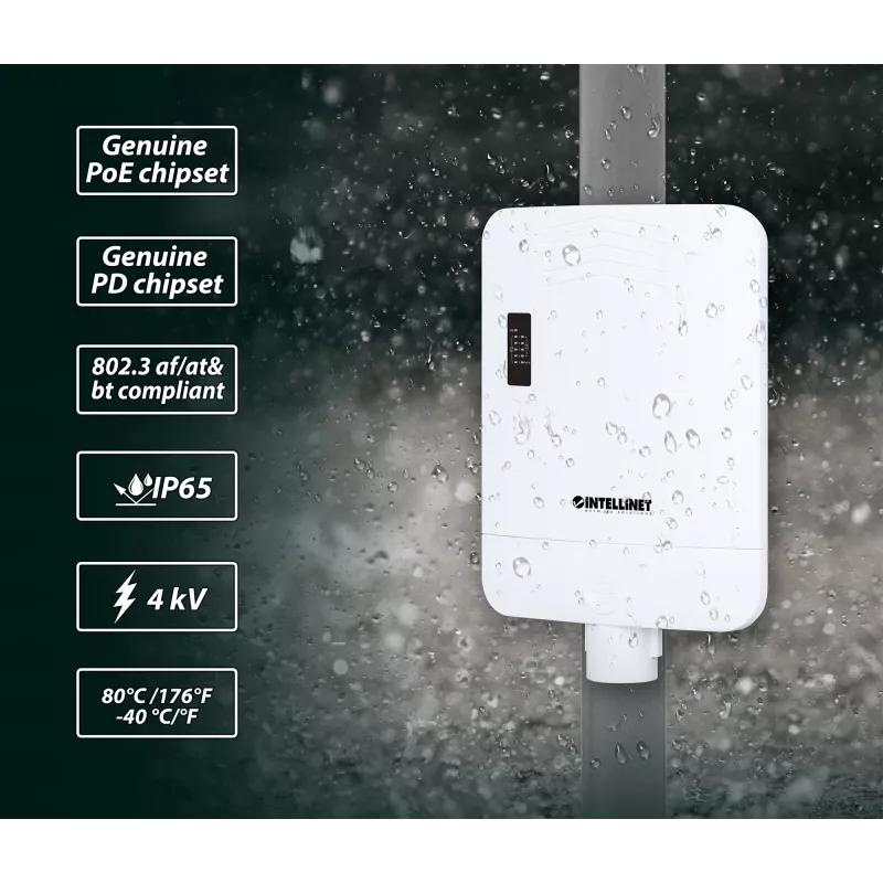 Tīkla komutators Intellinet 509220 Gigabit Ethernet 5 porti PoE