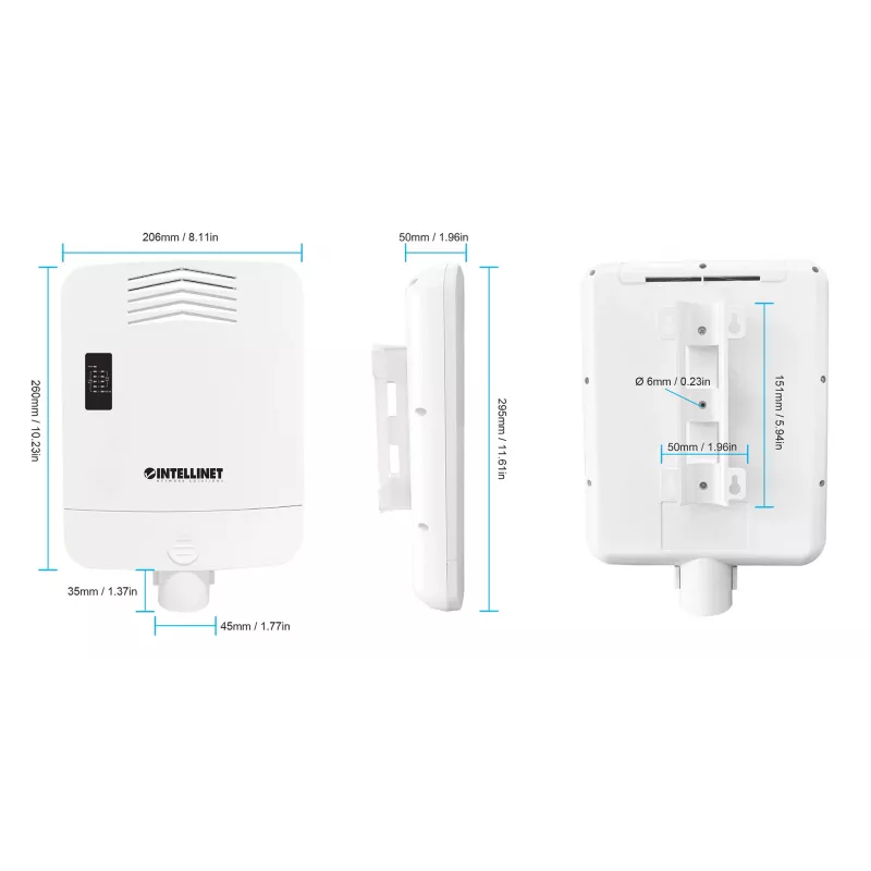 Tīkla komutators Intellinet 509220 Gigabit Ethernet 5 porti PoE