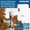 Tīkla komutators Intellinet 509220 Gigabit Ethernet 5 porti PoE