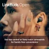 Bezvadu ievietojamais austiņu komplekts Sony LinkBuds Open WFL910W — Bluetooth, 20–20000 Hz, 10 m diapazons, balts