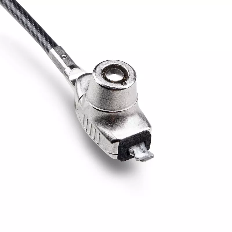 StarTech.com plāns slēdzene saderīga ar Noble Wedge® slotu, 5 pēdu (1,5 m) bloķēšanas kabelis, galda aizsardzība pret zādzībām klēpjdatoriem/piezīmjdatoriem, griešanas izturīgs tērauda kabelis, atslēgas slēdzene