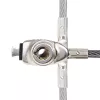 StarTech.com plāns slēdzene saderīga ar Noble Wedge® slotu, 5 pēdu (1,5 m) bloķēšanas kabelis, galda aizsardzība pret zādzībām klēpjdatoriem/piezīmjdatoriem, griešanas izturīgs tērauda kabelis, atslēgas slēdzene