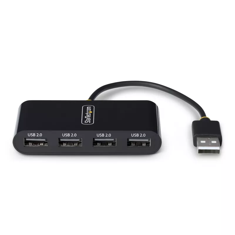 StarTech.com ST4200MINI2-USB-HUB interfeisa centrmezgls USB 2.0 480 Mbit/s Melns