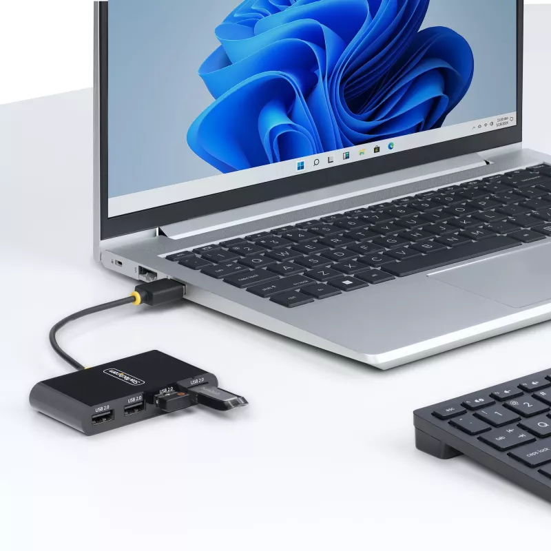 StarTech.com ST4200MINI2-USB-HUB interfeisa centrmezgls USB 2.0 480 Mbit/s Melns