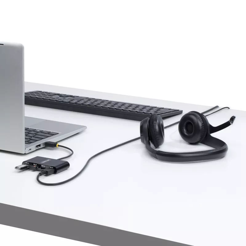 StarTech.com ST4200MINI2-USB-HUB interfeisa centrmezgls USB 2.0 480 Mbit/s Melns